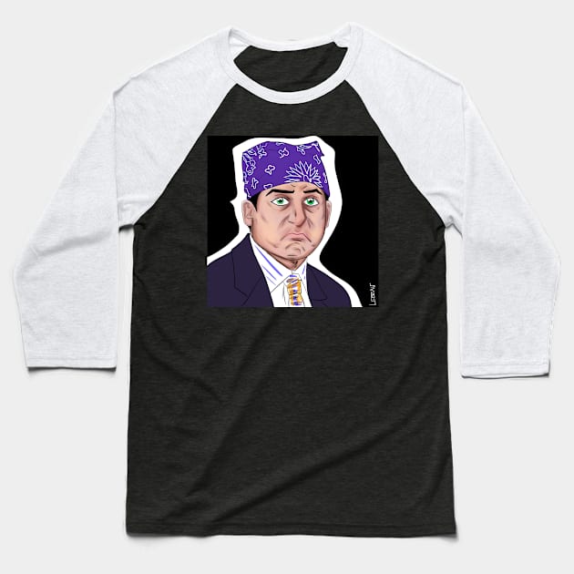 Prison Mike in the office tv show Baseball T-Shirt by jorge_lebeau